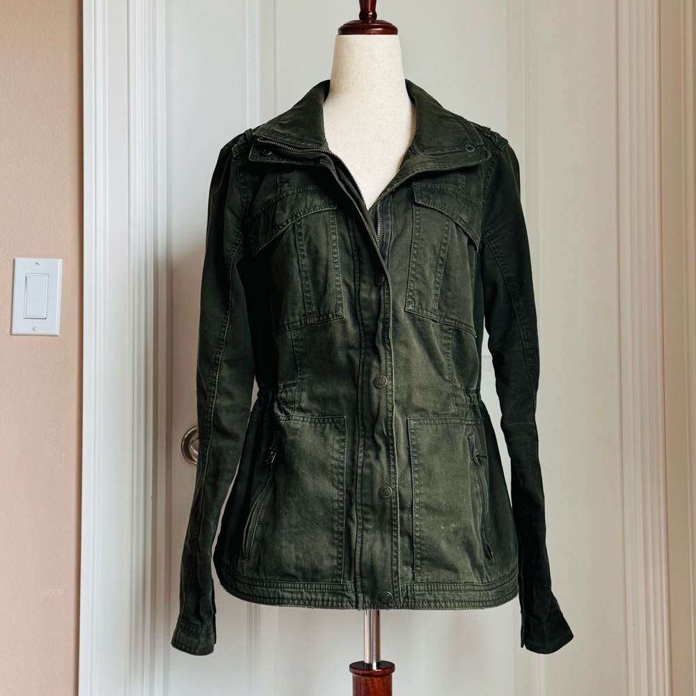 Abercrombie & Fitch Dark Green Utility Jacket